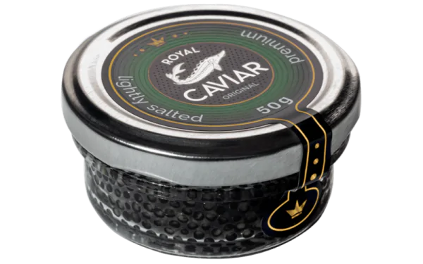 Чорна ікра осетра 100 г Royal Caviar Premium