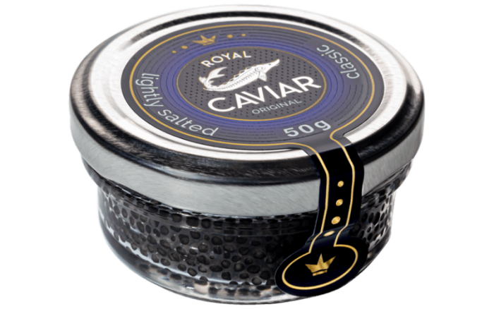 Чорна ікра стерляді 50 г Royal Caviar Classic