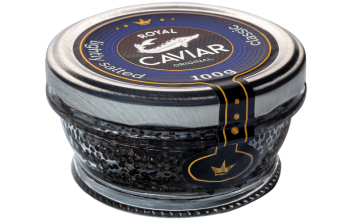Чорна ікра стерляді 100 г Royal Caviar Classic