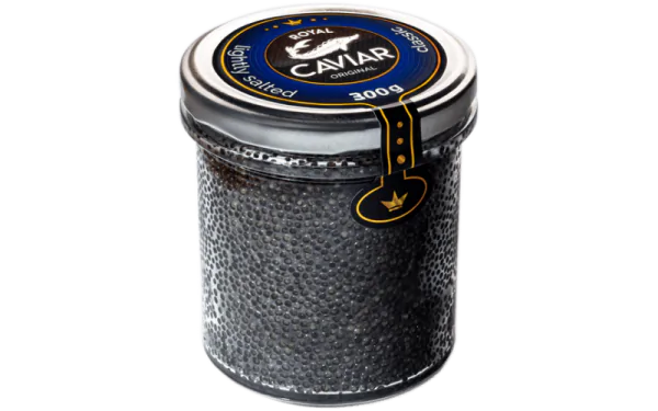Чорна ікра стерляді 300 г Royal Caviar Classic