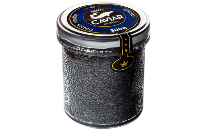 Чорна ікра стерляді 300 г Royal Caviar Classic