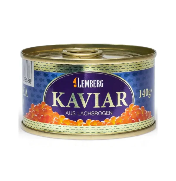 Красная икра горбуши Lemberg Kaviar Alaska Gold 140 г