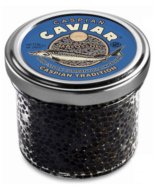 Икра каспийского осетра 113 г (дойная) Caspian Tradition Caviar