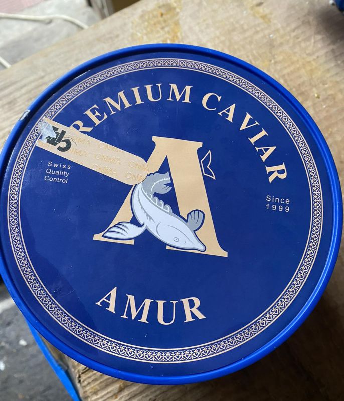 Икра осетра (дикий вылов, забойная) Amur Premium Caviar